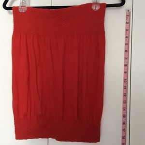 Burnt orange Choice tube top